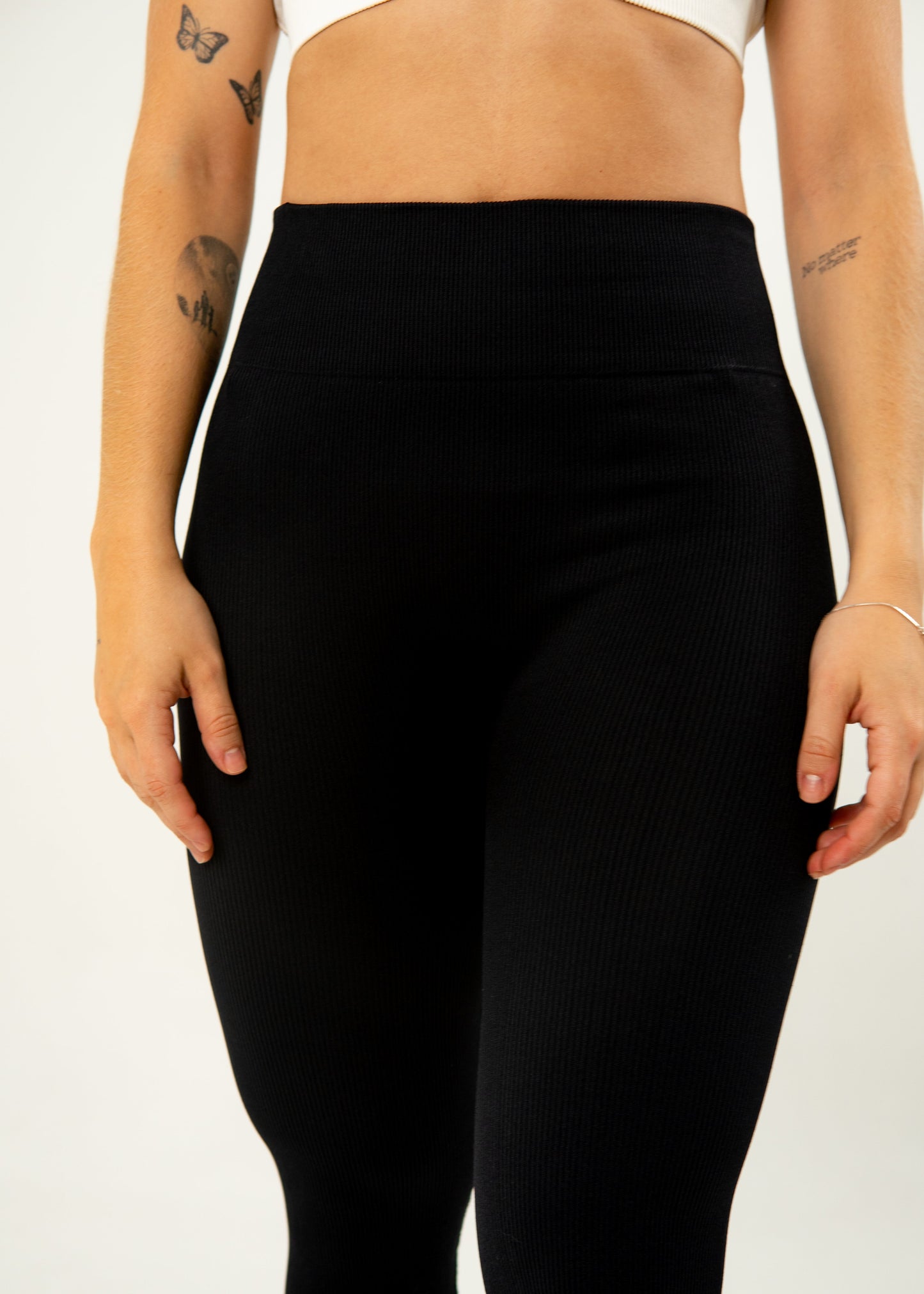 LEGGINS SEAMLESS BASIC - NEGRO
