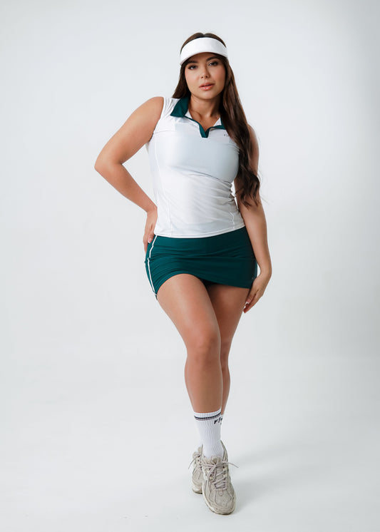 SET BASELINE VERDE (Blusa + Falda short)
