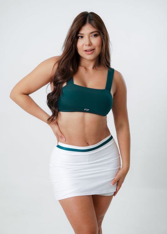 SET TOPSPIN (Top + Falda short) VERDE
