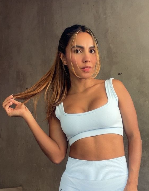 TOP SEAMLESS - AITANA SKY BLUE