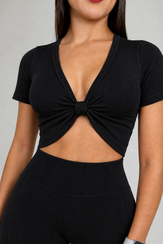 CONJUNTO DEPORTIVO  SEAMLESS - Ref  mia NEGRO
