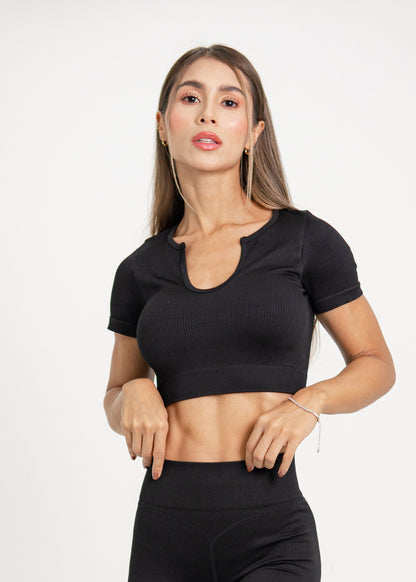 TOP LITE CON MANGA CORTA