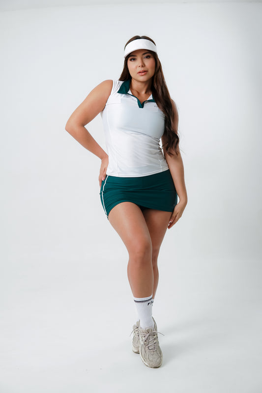 SET BASELINE VERDE (Blusa + Falda short)