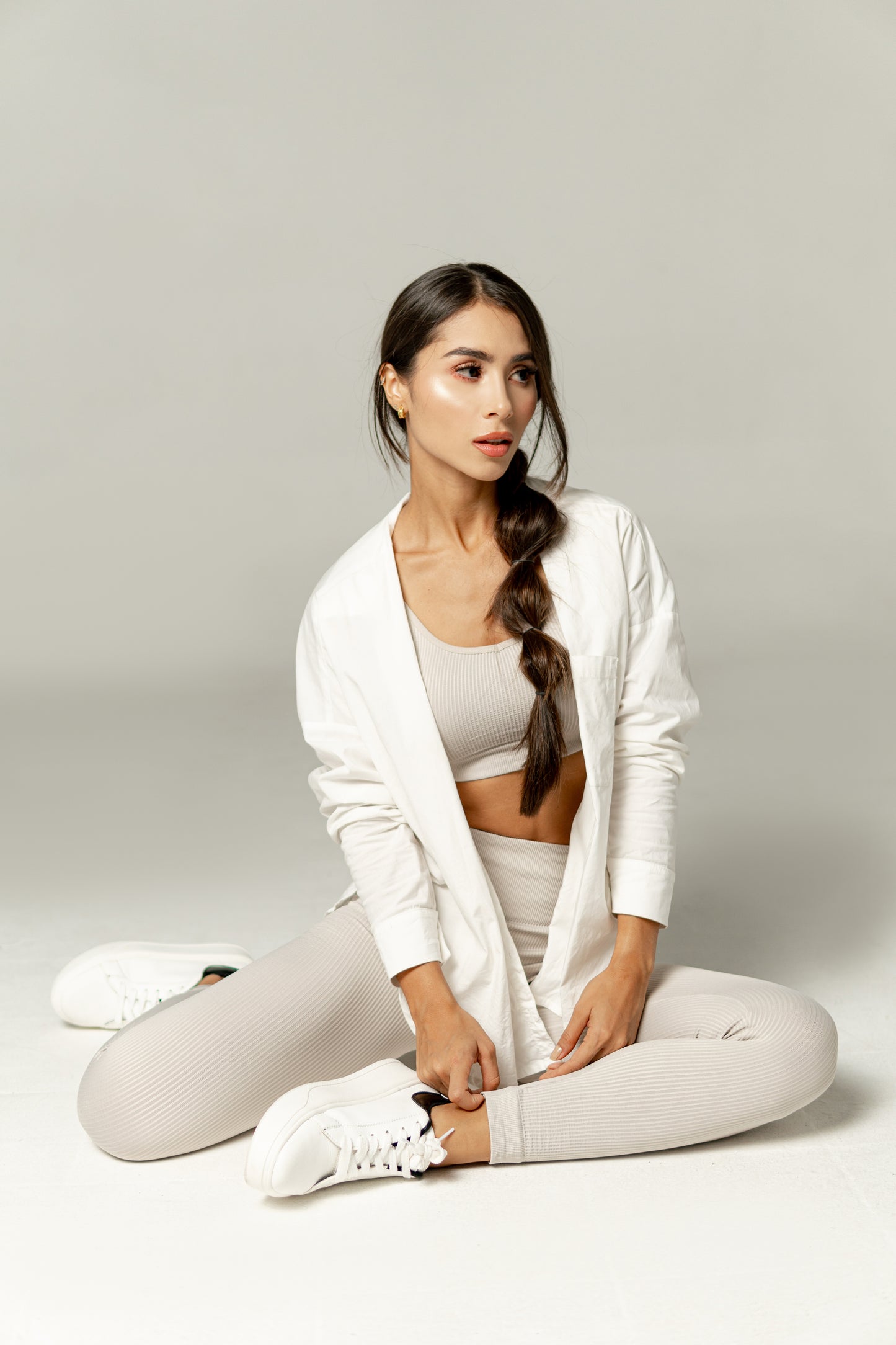 LEGGINS SEAMLESS - Ref BASIC CREMA