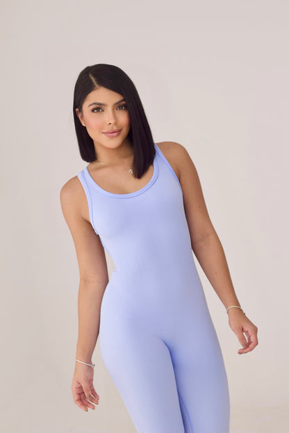 ENTERIZO LARGO PUSH UP SEAMLESS - NOVA BABY BLUE