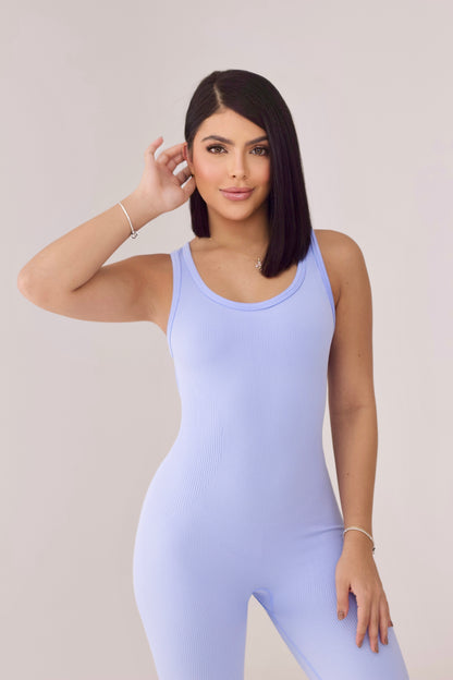 ENTERIZO LARGO PUSH UP SEAMLESS - NOVA BABY BLUE