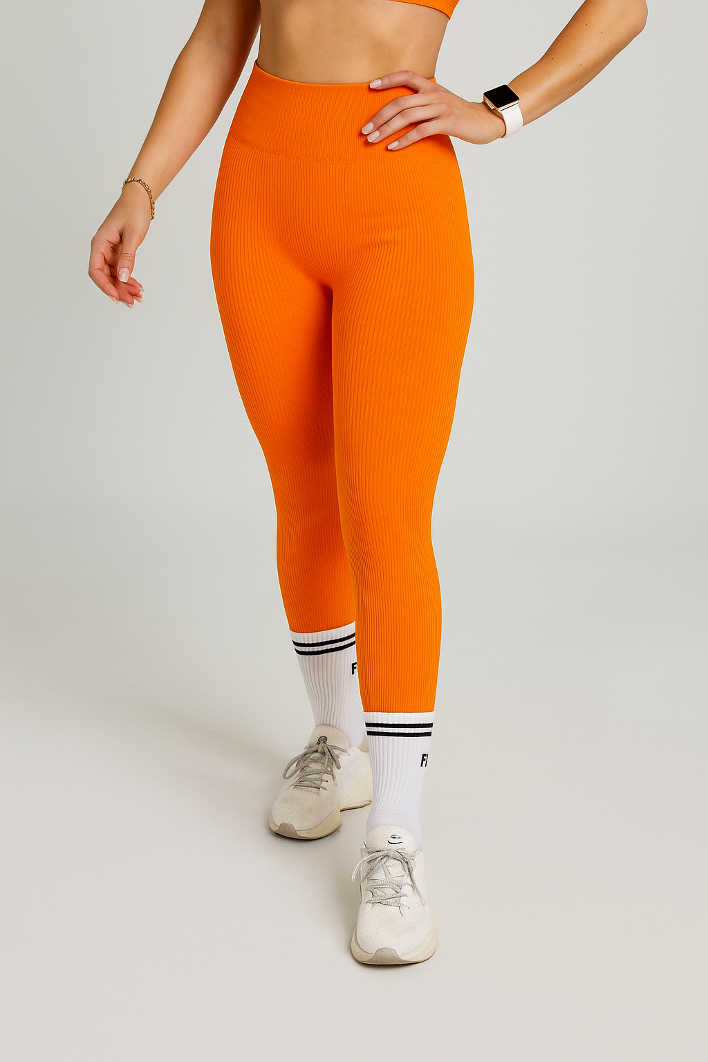 LEGGINS SEAMLESS - Ref BASIC NARANJA
