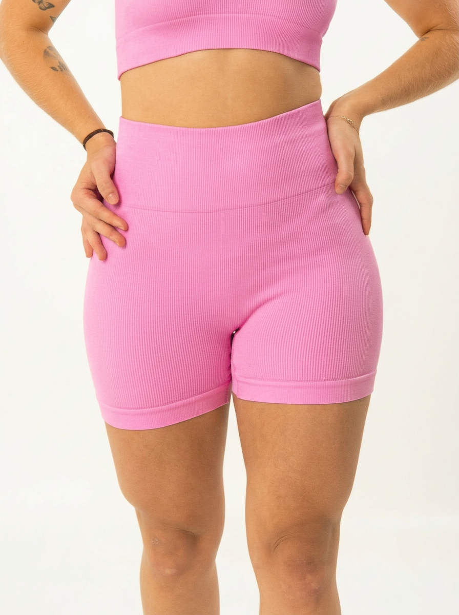SHORT SEAMLESS -  PUSH UP PINK