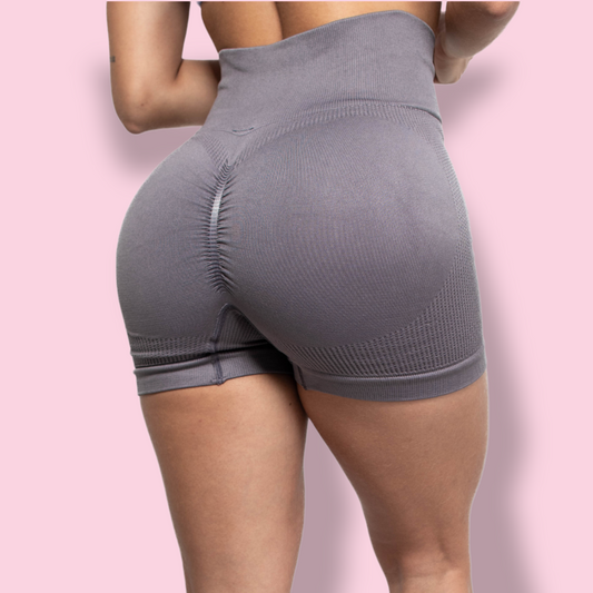 SHORT SEAMLESS - PUSH UP GRIS